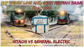 High Speed Showdown|Two Fastest Trains Racing in Opposite Directions|5up and 48dn in Action|زبردست