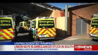 Ambulance Ramping | 9 News Adelaide