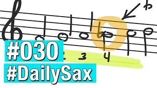 Saxophon Tonleitern &uuml;ben #DailySax 030 - &Uuml;bungen f&uuml;r Saxophon lernen
