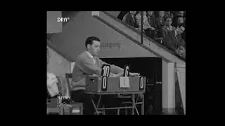 Siegfried Lemke beim L&auml;nderkampf der DDR vs. Ungarn 1962