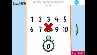 Brain Test All Star IQ Boost Level 253 Solution Gameplay | Puzzle Walkthrough