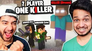 Killer Herobrine vs 7 Friends !! - Herobrine Manhunt Showdown ft.@YesSmartyPie @DREAMBOYYT