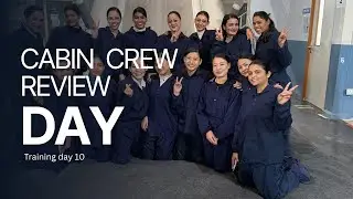 Cabin Crew Slide & Fire Drill Assessment | Real Training Day ✈️🔥