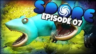HUNTED BY THE GIANT SHARK! KEVIN RETURNS | Spore (Let's Play Spore Part 7)