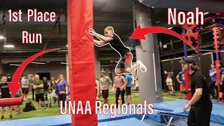 UNAA Regionals | Noah Won!! | Ninja Warrior Competition
