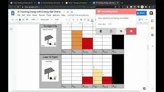 Tracking Energy with Energy Bar Charts