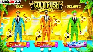 3 LEGENDS WIN GOLD RUSH IN NBA 2K22! HOW TO WIN GOLD RUSH NBA 2K22! I WON THE FIRST EVER GOLD RUSH