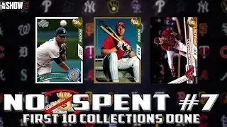FIRST 10 COLLECTIONS DONE!! NO MONEY SPENT #7 MLB The Show 21 Diamond Dynasty