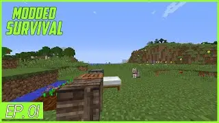 Lets Play Modded Survival |HXLPMS| EP1 - New Home and Friend