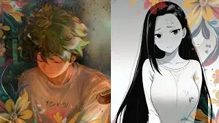 The Silence Broke / Izuku x Momo/ 1/5/ MHA Texting Story