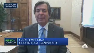 Intesa Sanpaolo CEO says he's very confident looking ahead