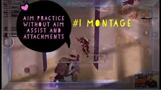 No Aim Assist and No Attachments Practice challenge || Montage #1