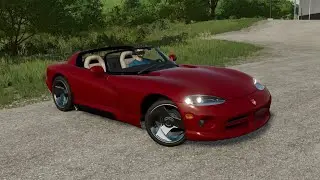 Dodge Viper 1992 - Farming Simulator 2022 [FS 22 LS 22 Classic Fast Supercar Car Vehicle Mod] #fs22