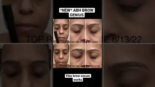 *NEW* ABH BROW GENIUS (Before & After Pictures) #shorts