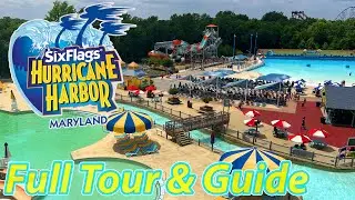 Харрикейн-Харбор, Мэриленд (аквапарк Six Flags America's) | Полный тур | Июнь 2025 г.