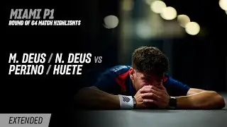 Miami Premier Padel P1 🇺🇸🎾 M.Deus / N.Deus vs. Perino / Huete (R64 Highlight)