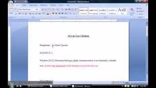 APA in direct  and direct quote citations