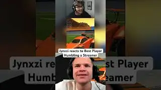 Jynxzi reacting to senju  #jynxzi #rocketleague #reaction #best #player