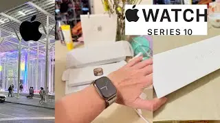 Apple Watch Series 10 Обзор и НАСТРОЙКА часов. Как я покупала МОИ ПЕРВЫЕ Apple Watch в Нью-Йорке 