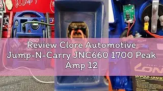 Review Clore Automotive Jump-N-Carry JNC660 1700 Peak Amp 12 Volt Jump Starter , Blue