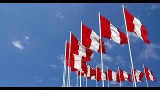 vecteezy peru flags waving in the sky seamless loop in wind space 35452433