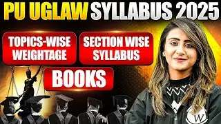 PU UG Law Syllabus 2025: Section-Wise Topics, Weightage & Best Books