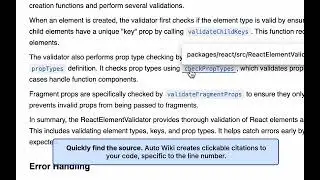 Auto Wiki; Turn your code into a Wiki style article with Mutable.ai