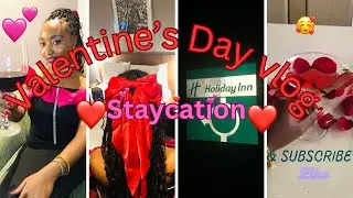 Vlog;Cozy Valentine&rsquo;s staycation @HolidayInn ,Cocktail moment,saxophone,Breakfast 💕