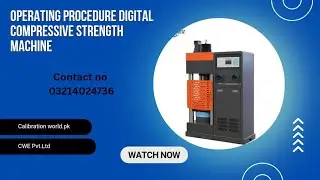 Operating procedure of Compressive strength Machine#machine #comprasinteligentes