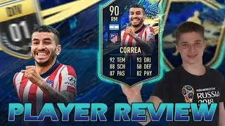 FIFA 21: TOTS &Aacute;NGEL CORREA 90 PLAYER REVIEW DEUTSCH😍 SOLLTE MAN SICH DIESE KARTE ERSPIELEN??
