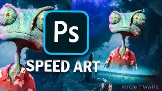 PHOTOSHOP SPEED ART | RANGO | THEME - FANTASY | BY NIGHTMARE