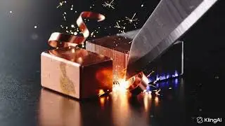 Cutting Copper Beside Titanium 🔥 | Soft vs Hard Metal Test | ASMR Sounds