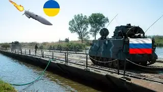 &ldquo;Shocking Moments in the Ukraine War: Missile Strikes Russian Troops' Vehicle on Bridge!&rdquo;