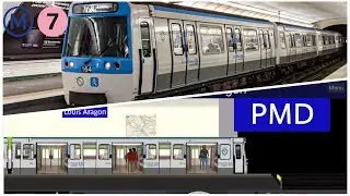 Paris Métro Driver : De Villejuif Louis Aragon à Châtelet sur la ligne 7 (beta)