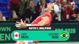 Draxl v Heide | Canada v Brazil | 2026 Davis Cup Qualifiers 1st Round Highlights