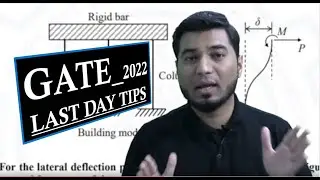 GATE 2022 LAST DAY TIPS |GATE 2022 LAST MINUTE PREPARATION AND TIPS| LAST DAY EXAM TIPS | YAHYA SIR