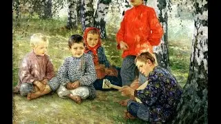 NIKOLAI BOGDANOV - BELSKY (1868-1945) Russian painter ✽ Terem Quartet - Willow