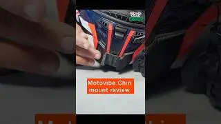My review of the Motovibe chin mount for my Shark Spartan RS helmet #chinmount #motovibe