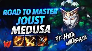 MEDUSA, TREMENDO WOMBO COMBO NO? ft. Withzack y Hota - Warchi - Smite Joust Road to Master