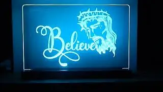 Table Top LED Custom Made Signs