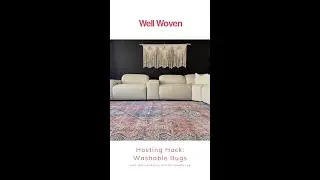 This machine washable rug is a party animal's FAVORITE! #shorts