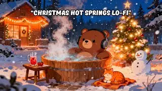 Hot Spring Winter Vibes | Lo-Fi Beats & Soft Snowfall for Study, Rest & Work