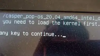 error : you need to load the kernel first [SOLVED] Booting Linux Distro
