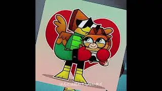 Hawkodile X Dr. Fox edit🦅🐊🦊💚🤎🧡 #unikitty #hawkodile #drfox #hawkodilexdrfox