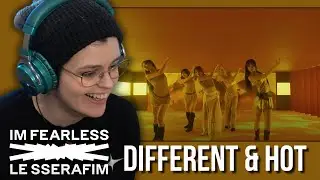 ОНИ ТАКИЕ КРУТЫЕ! Слушаю клипы LE SSERAFIM на песни «Different» и «Hot».