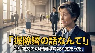 「掃除婦の話なんて！」と侮辱された女性。だが彼女は社長の母親だった