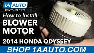 How to Heater Blower Motor 11-16 Honda Odyssey