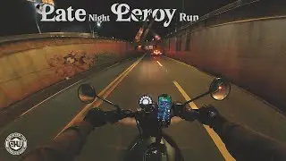 Late-Night Leroy Run | Royal Enfield Hunter 350 | Goiânia | POV |