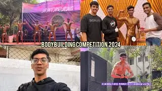 Antrang university bodybuilding competition 2024 | guest posing (shubham sakpal) | vlog 02 |