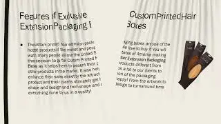 Custom Hair Extension Boxes